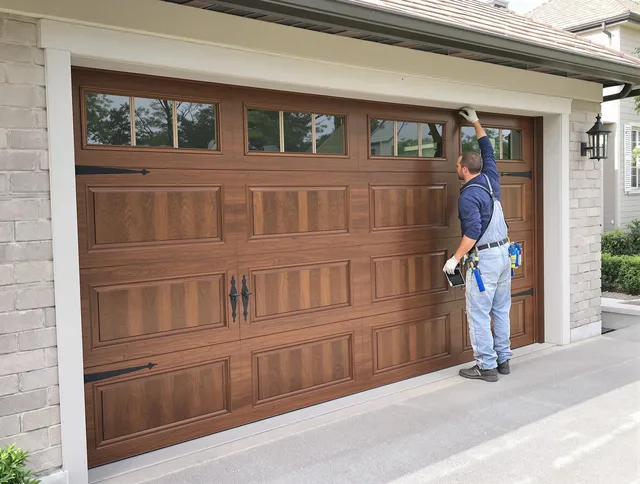 Custom garage door showcase by Lauderhill Garage Door Repair in Lauderhill