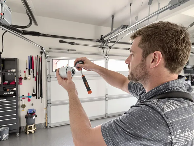 Garage door opener repair service by Lauderhill Garage Door Repair in Lauderhill