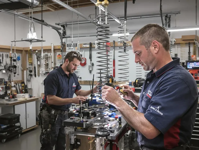 Garage door spring repair service by Lauderhill Garage Door Repair in Lauderhill